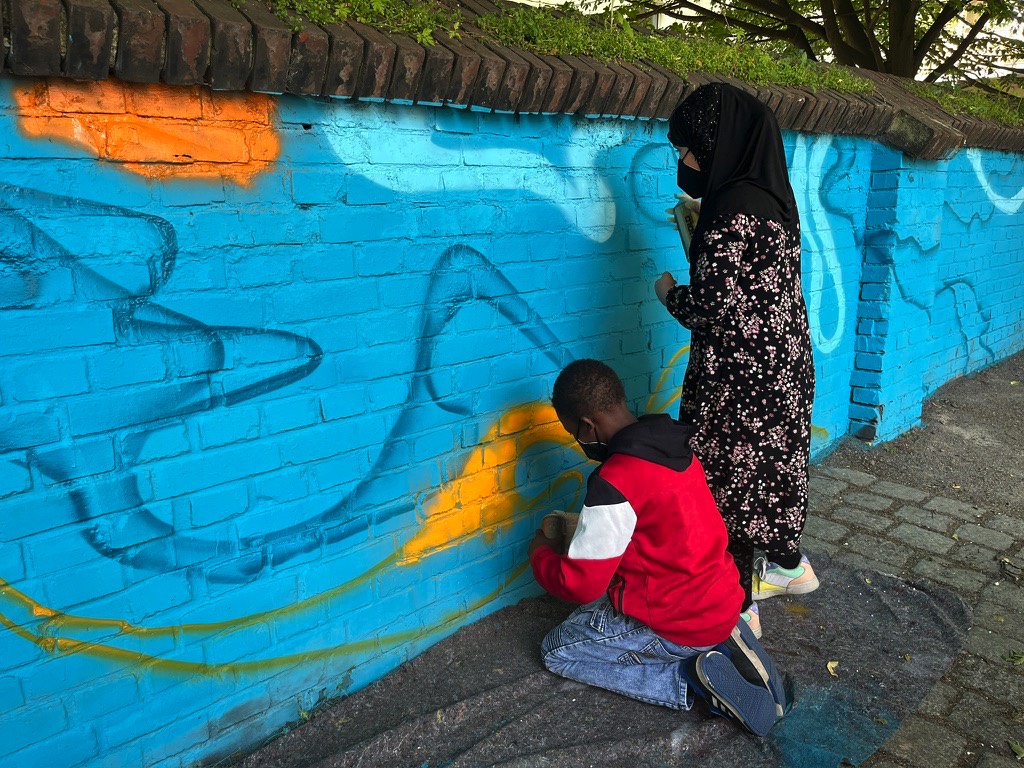 Graffitiprojekt an unserer Schule